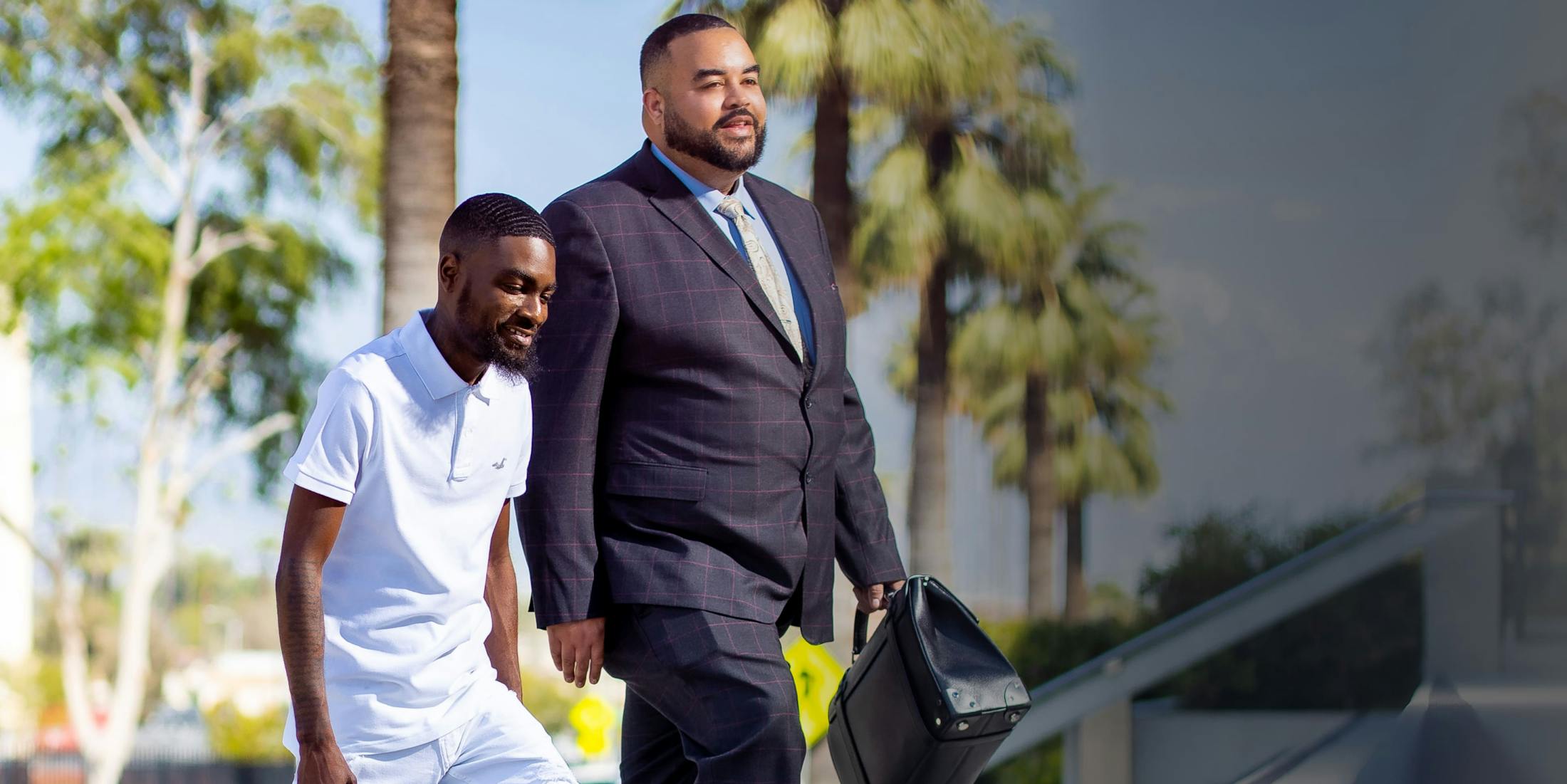 Vincent S. Hughes with Client