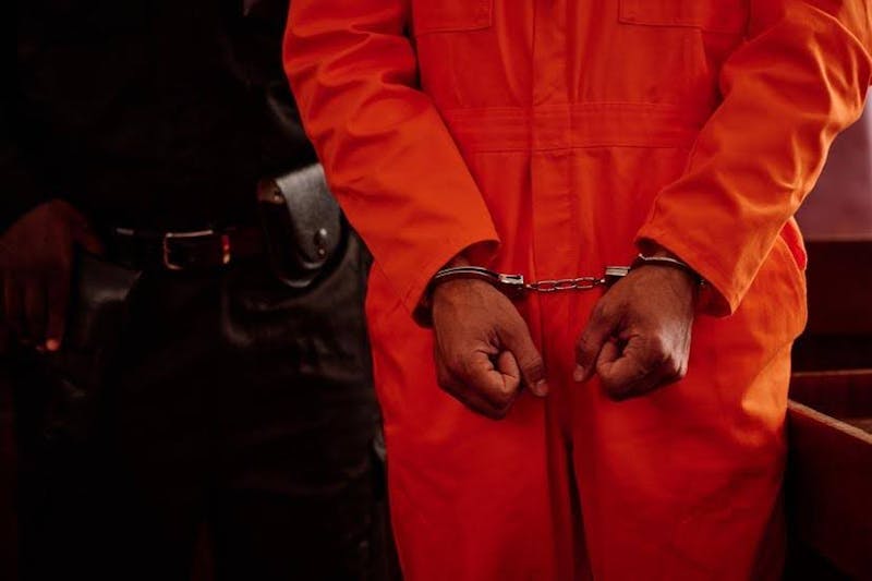 Man in handcuffs