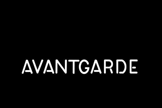 Kuvassa Avantgarden logo