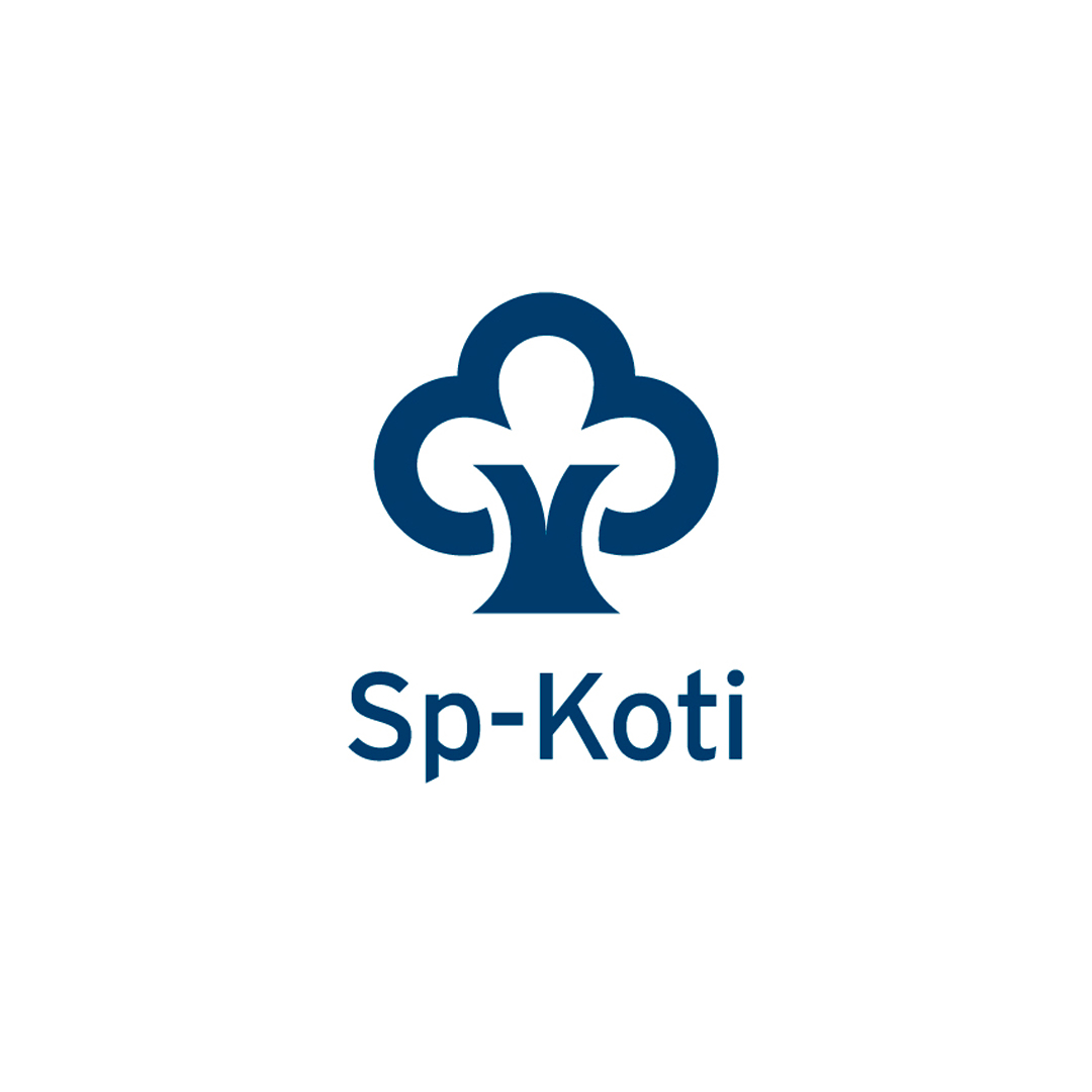 Sp-Kodin tummansininen logo