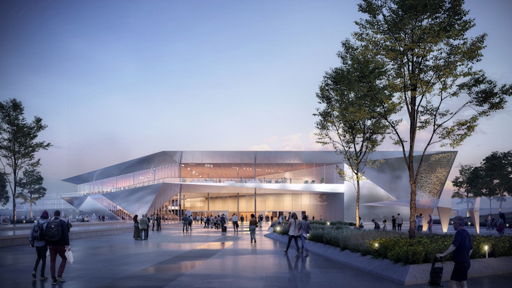 Visiokuva Turun Sataman uudistuksesta.