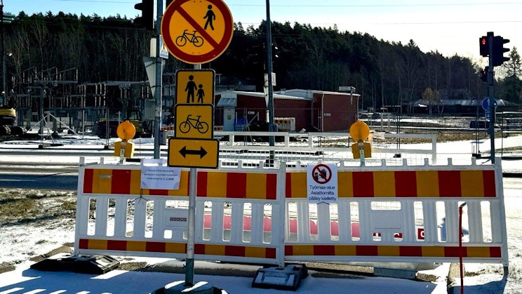 Pääskyvuoren sähkökattilatyömaa aiheuttaa poikkeuksellisia liikennejärjestelyitä