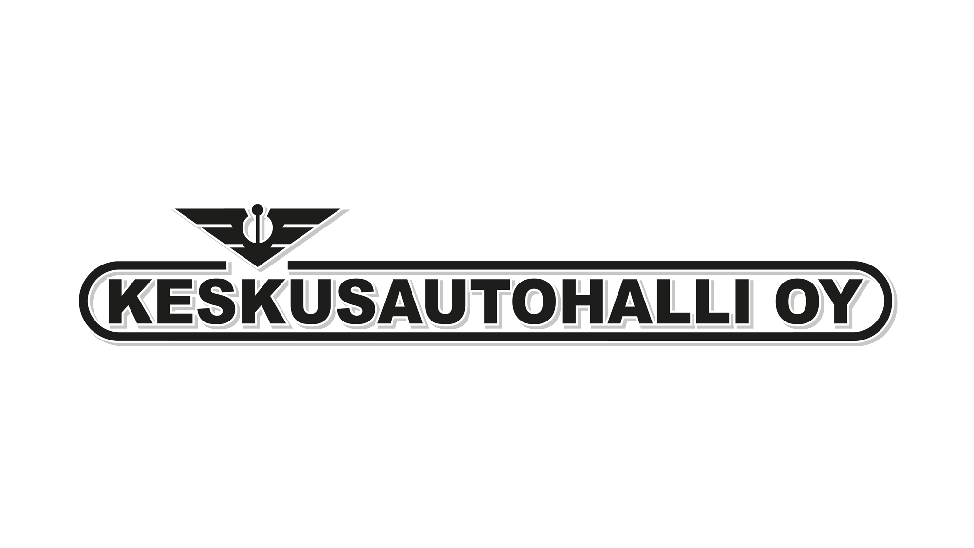 Keskusautohallin logo.