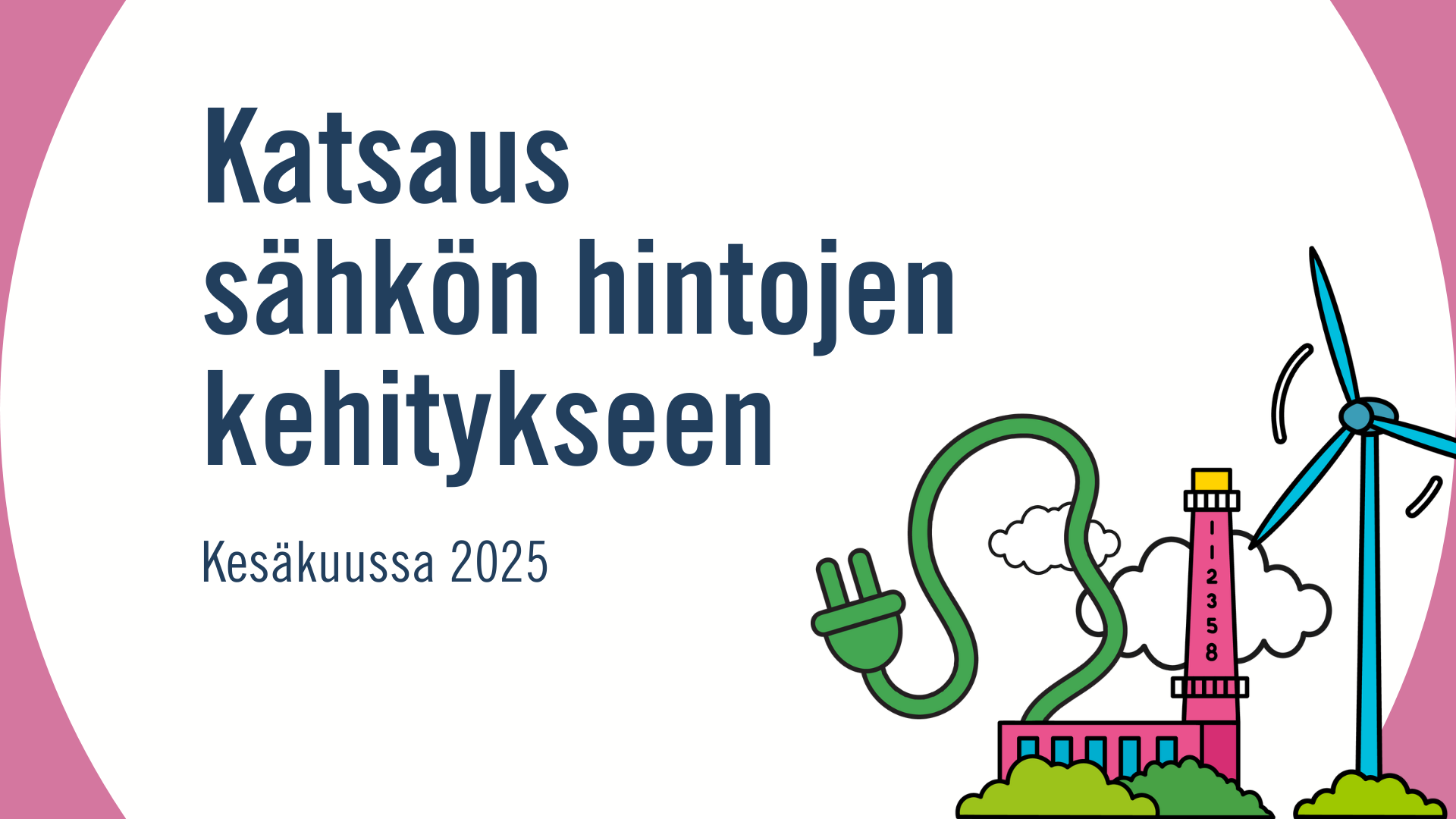 Katsaus sähkön hintojen kehitykseen kesäkuussa 2025.