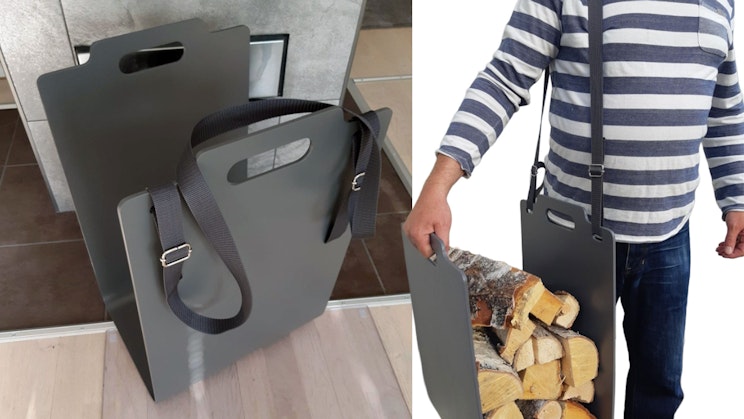 Jokatuotteen puunkantoteline.