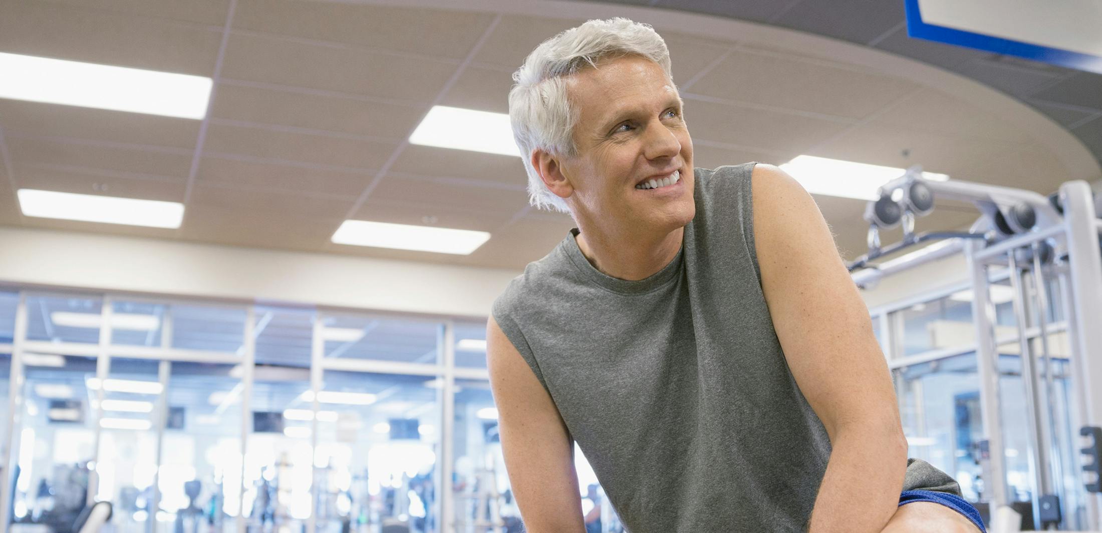 man in a gym