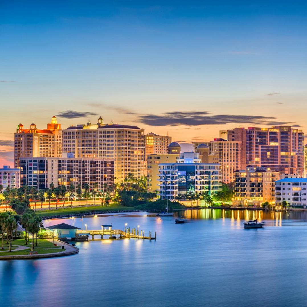 Florida city skyline
