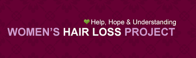 woman's hair loss project logo