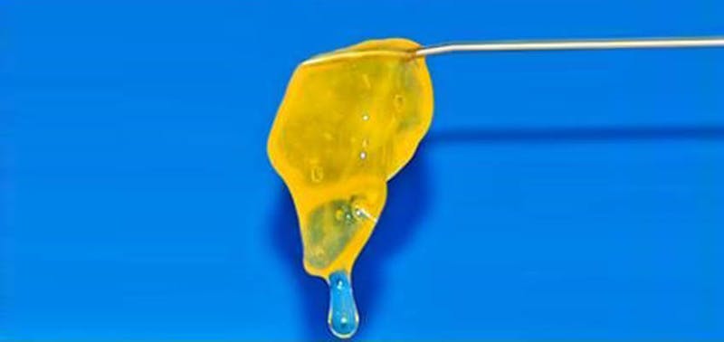 picture of something yellow with a blue background