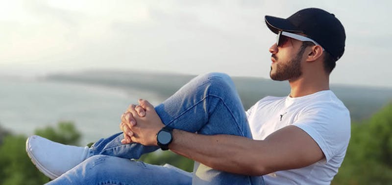 man sitting