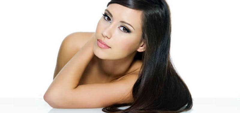 woman looking at the camera