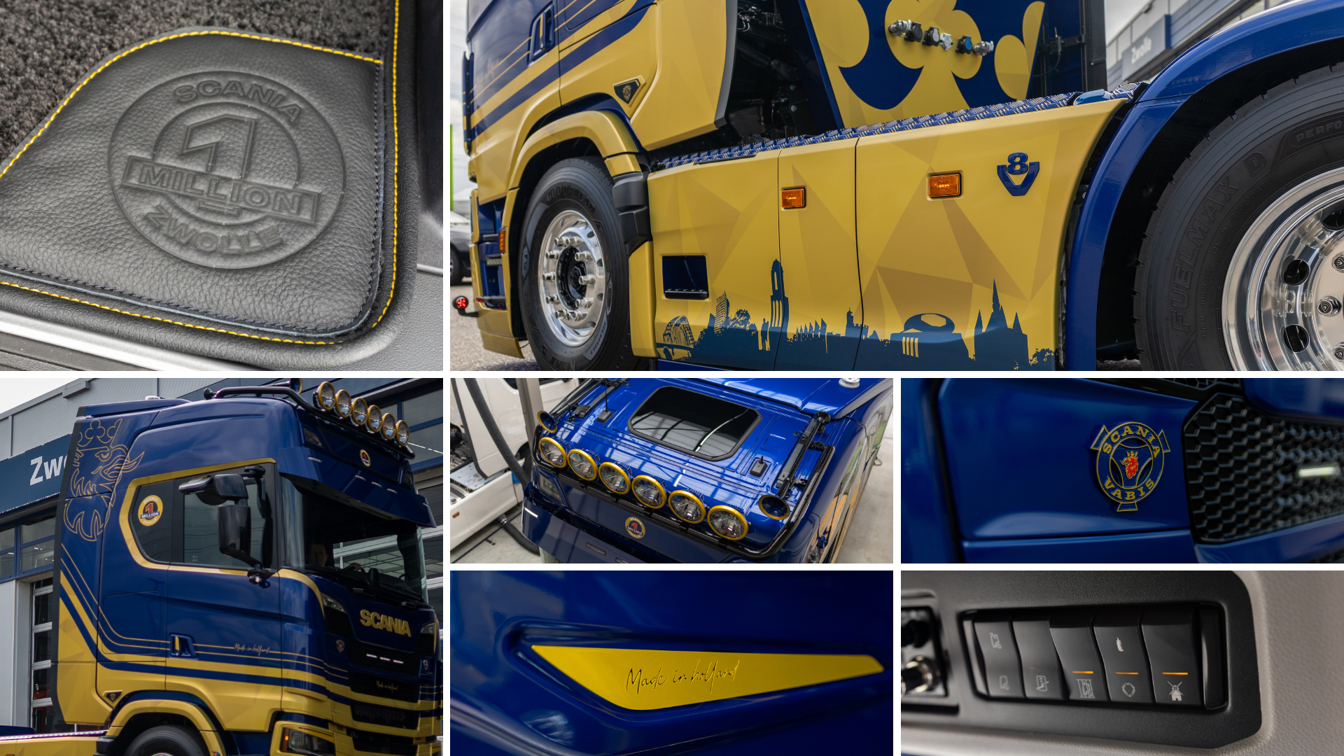 Details of the scania truck