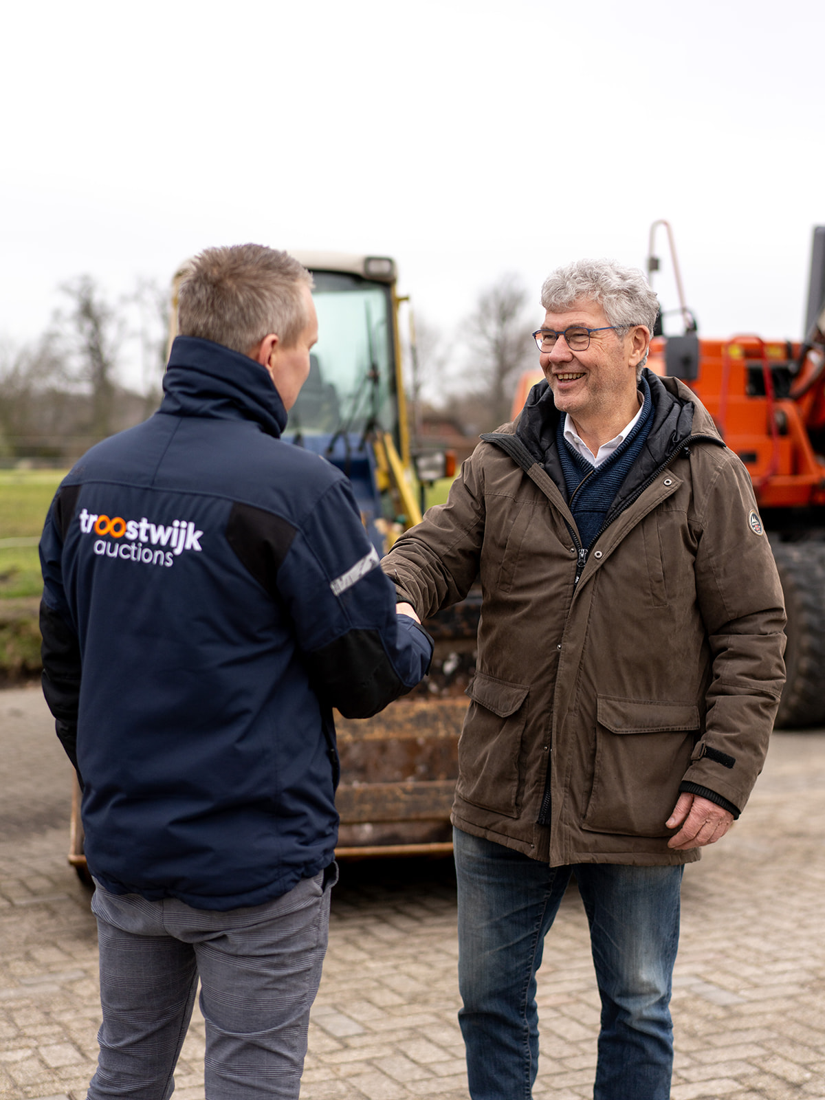 Two men closing a deal