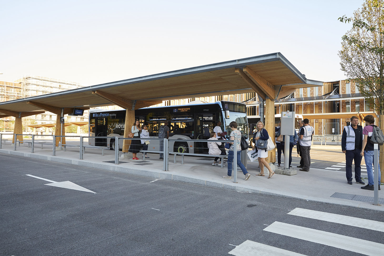 la gare routière de Versailles Chantiers