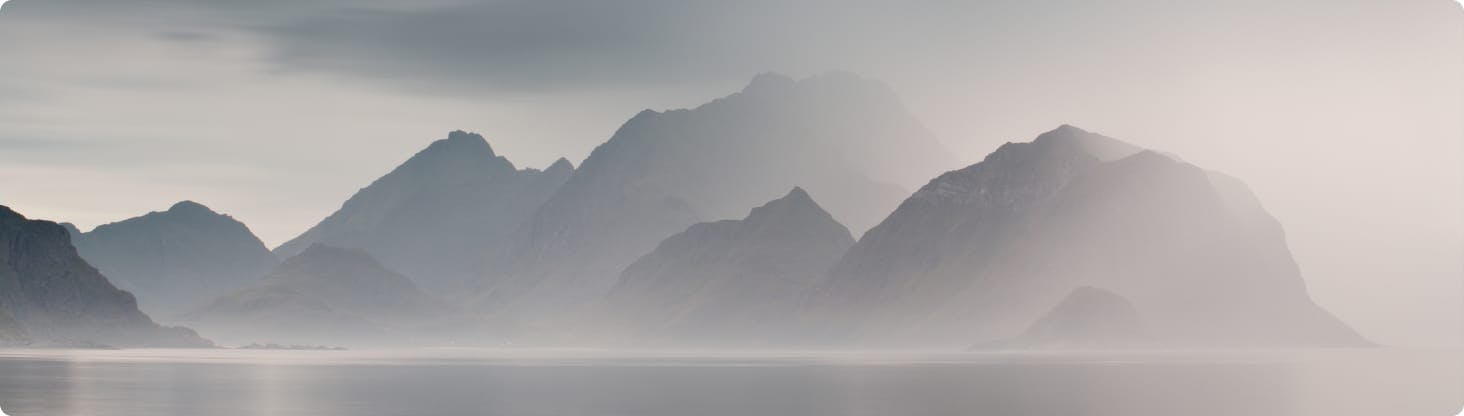 mountains and a lake