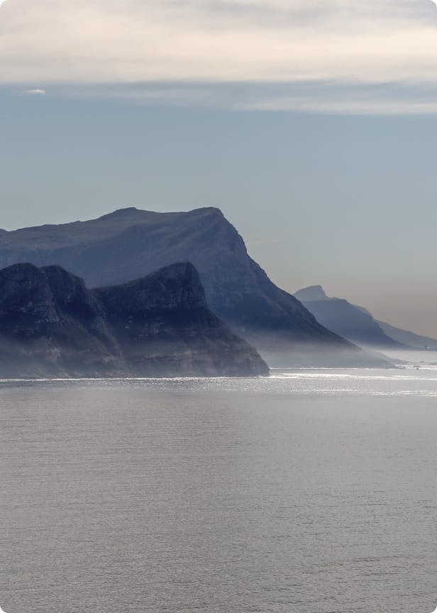cliffs and the ocean
