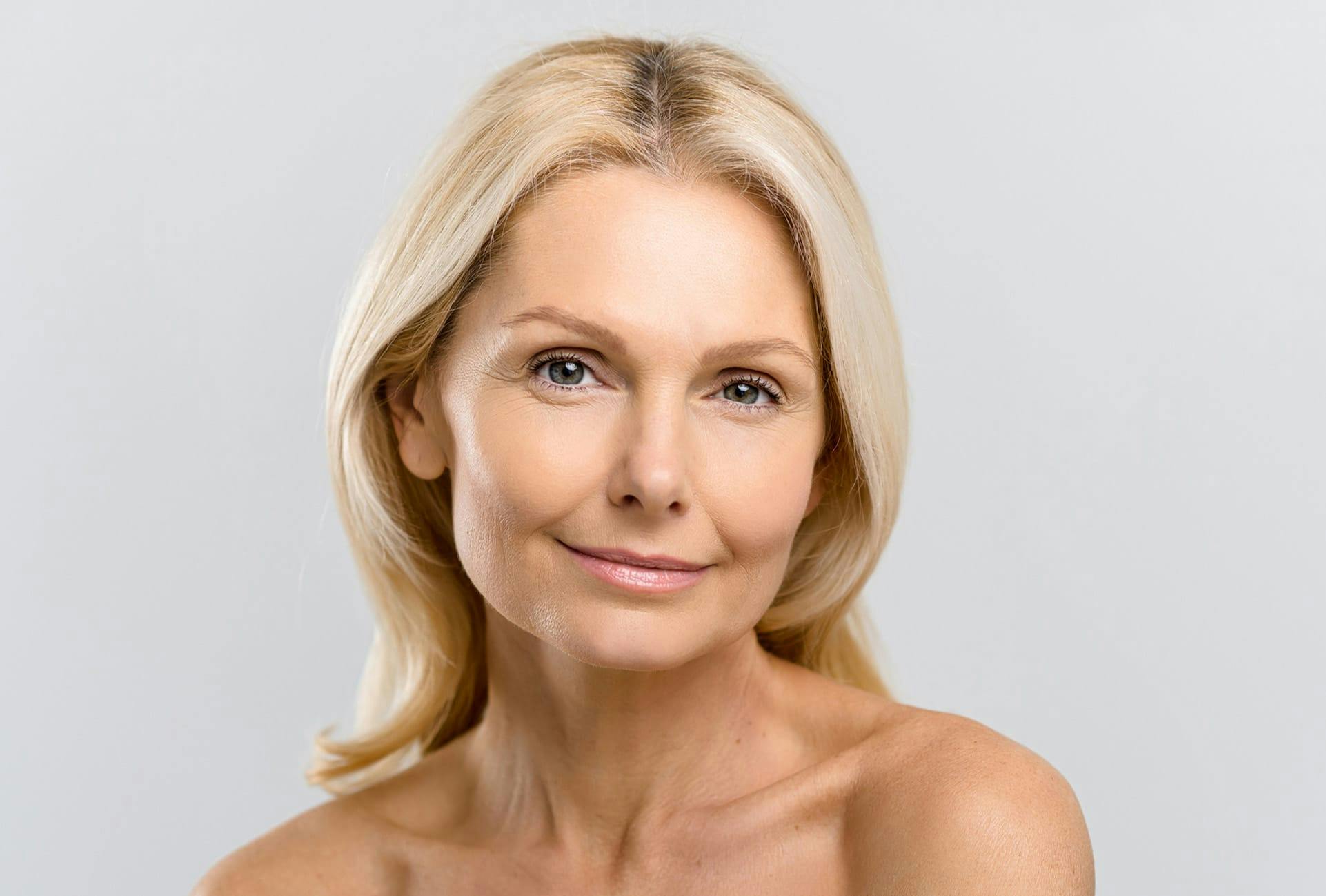 Woman with blonde hair