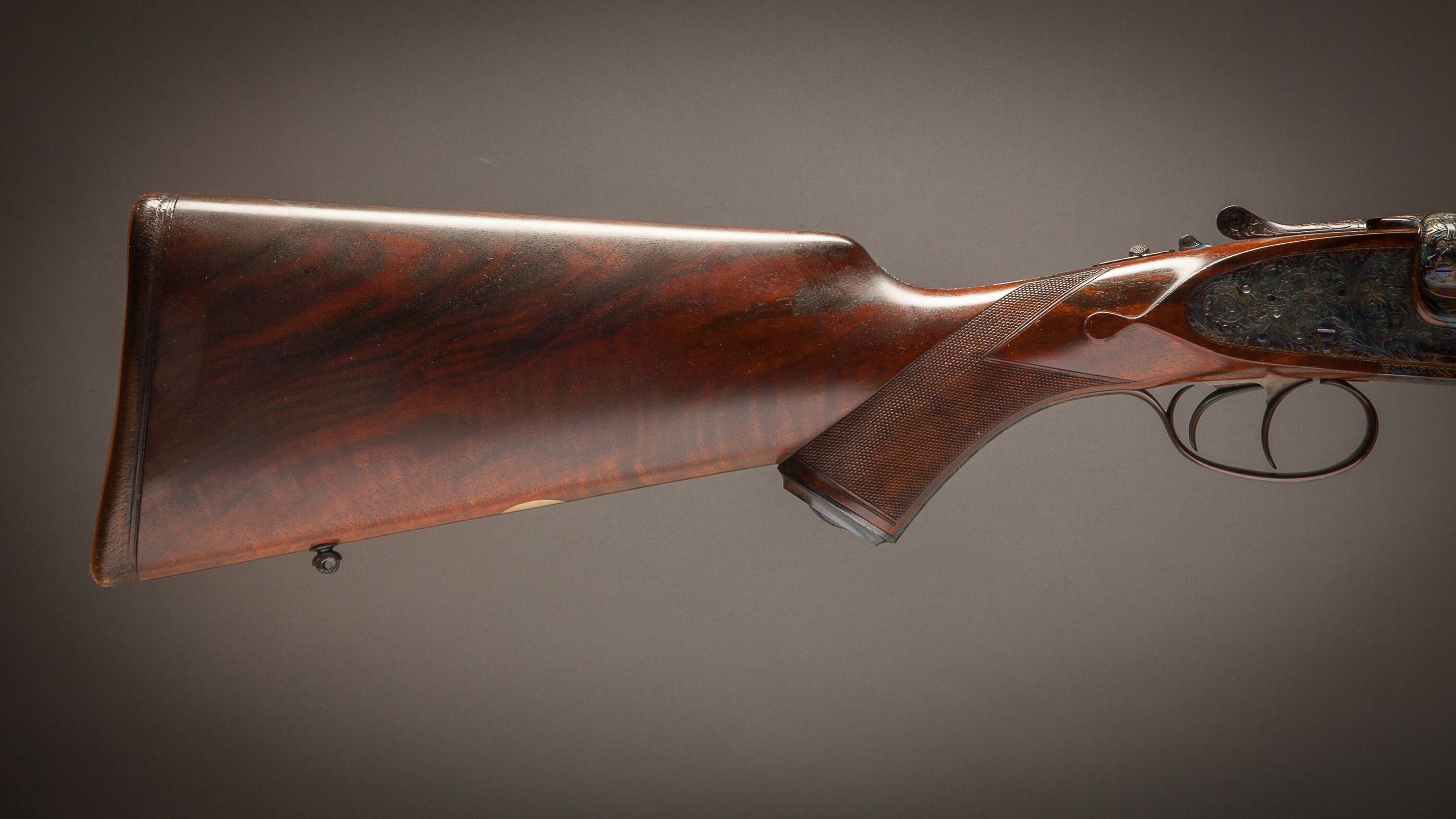 A James Purdey 'Deluxe Quality' 470 Caliber Double Rifle with 25 1/2 ...
