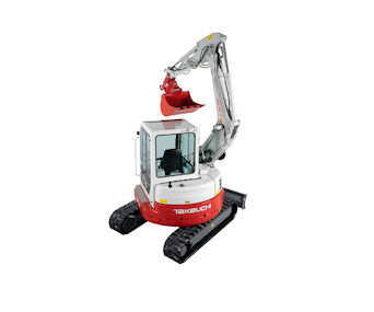 bagger takeuchi tb153fr von hinten