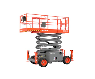 SkyJack SJ 6832 scherenarbeitsbuehne sj 6832 seitlich