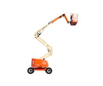 gelenkteleskopbuehne jlg 450aj von der rechten seite