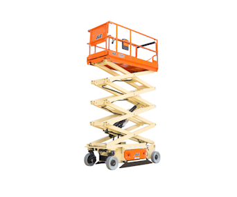 scherenarbeitsbuehne jlg 3246es seitlich