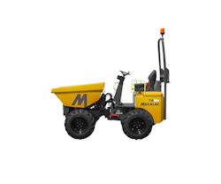 Raddumper Mecalac TA1 EH online mieten raddumper mecalac ta1eh von der seite
