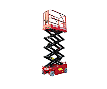 scherenarbeitsbuehne zmg zs0607w schraeg von vorne