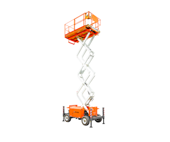scherenbuehne snorkel ms10md von vorne