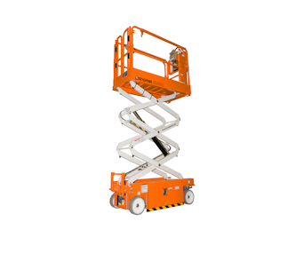 elektroscherenbuehne snorkel ms66me von vorne
