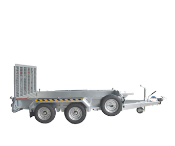 baumaschinenanhaenger nugent p3718h von der rechten seite