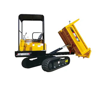 raupentransporter morooka mst200vdr von vorne