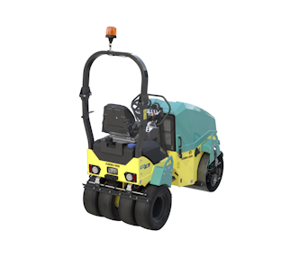 aufsitzwalze ammann arx26 von hinten