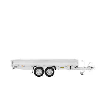 hochladeranhaenger humbaur schraeg von vorne