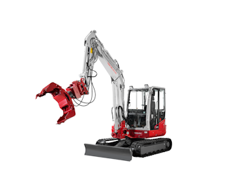 bagger takeuchi tb260e von der seite
