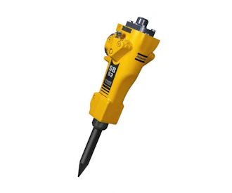 Epiroc SB 52 hydraulikhammer atlascopco sb52 schraeg von der seite