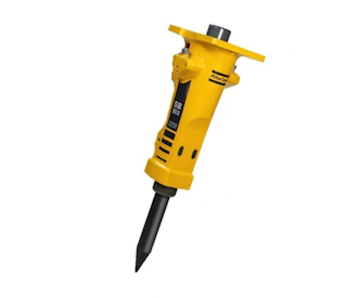 Epiroc SB 302 hydraulikhammer atlascopco sb302 schraeg von der seite