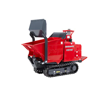 Raupendumper Hinowa HS1100 online mieten raupendumper hinowa hs1100 von der seite
