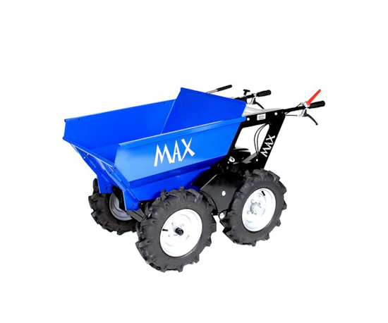 Raddumper Muck-Truck Max online mieten raddumper muck truck max schraeg von vorne