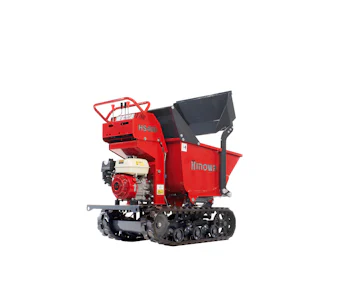 Minidumper Hinowa HS400 online mieten minidumper hinowa hs400 schraeg von der seite