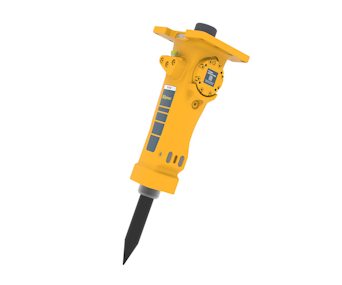 hydraulikhammer epiroc sb202 von der seite  