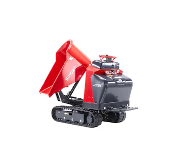 Minidumper Hinowa HS1103 online mieten minidumper hinowa hs1103 schraeg von der seite