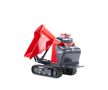 Minidumper Hinowa HS1103 online mieten minidumper hinowa hs1103 schraeg von der seite