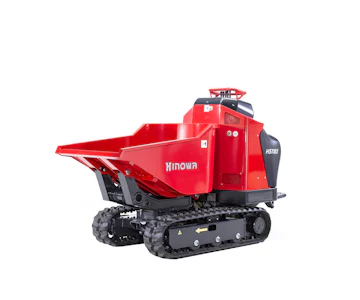 Minidumper Hinowa HS1103 online mieten minidumper hinowa hs1103 schraeg von der seite