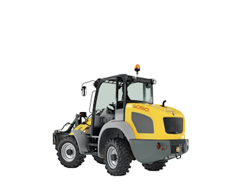 radlader kramer 5050 von hinten