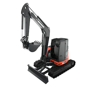 Midibagger Eurocomach 90 ZT online mieten midibagger eurocomach 90 zt von oben