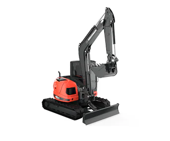 Midibagger Eurocomach 90 ZT online mieten midibagger eurocomach 90 zt von der seite