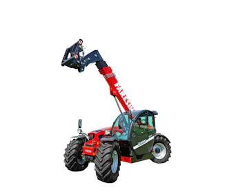 teleskopstapler faresin 9 30 e von vorne ausgefahren