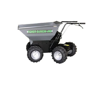 Raddumper Muck-Truck Power Barrow 4WD online mieten raddumper muck truck power barrow 4 wd von der seite