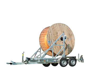 stedele kabeltrommelanhaenger ktt 27 von der seite